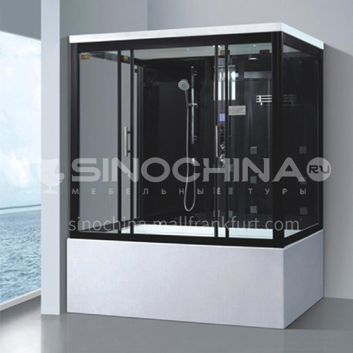 Luxury steam room 1500*800*2200 integral shower room with bathtub toilet bathroom integrated steam room AO-8104